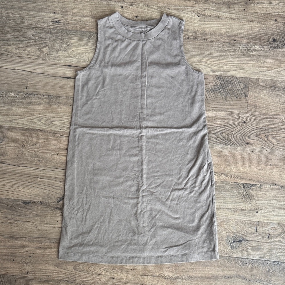 a new day Sleeveless Taupe Midi Dress NWOT